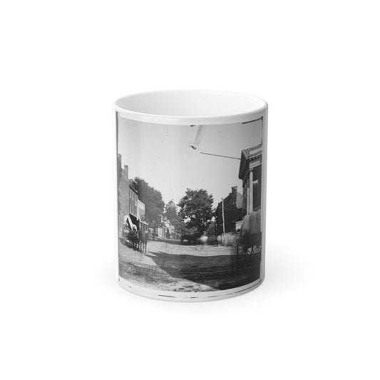 Warrenton, Va. Street in Front of Courthouse (U.S. Civil War) Color Morphing Mug 11oz-11oz-The Sticker Space