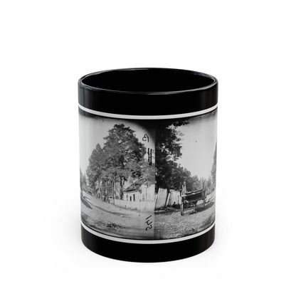 Warrenton, Virginia. Street View (U.S. Civil War) Black Coffee Mug-11oz-The Sticker Space