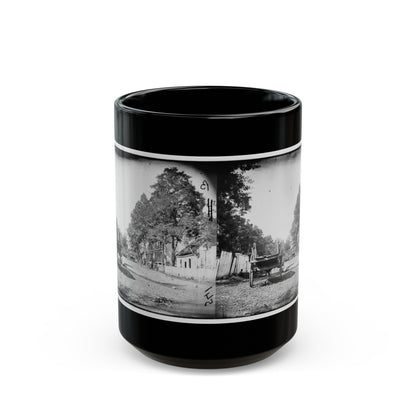 Warrenton, Virginia. Street View (U.S. Civil War) Black Coffee Mug-15oz-The Sticker Space