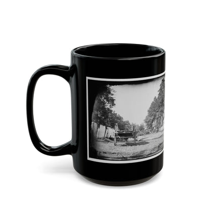 Warrenton, Virginia. Street View (U.S. Civil War) Black Coffee Mug-The Sticker Space