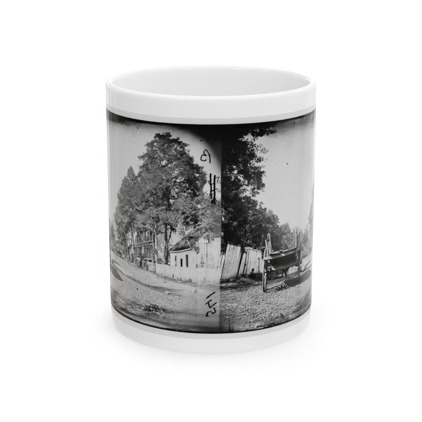 Warrenton, Virginia. Street View (U.S. Civil War) White Coffee Mug-11oz-The Sticker Space