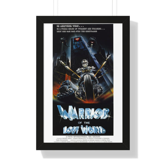 WARRIOR OF THE LOST WORLD 1983 - Framed Movie Poster-16″ x 24″-The Sticker Space