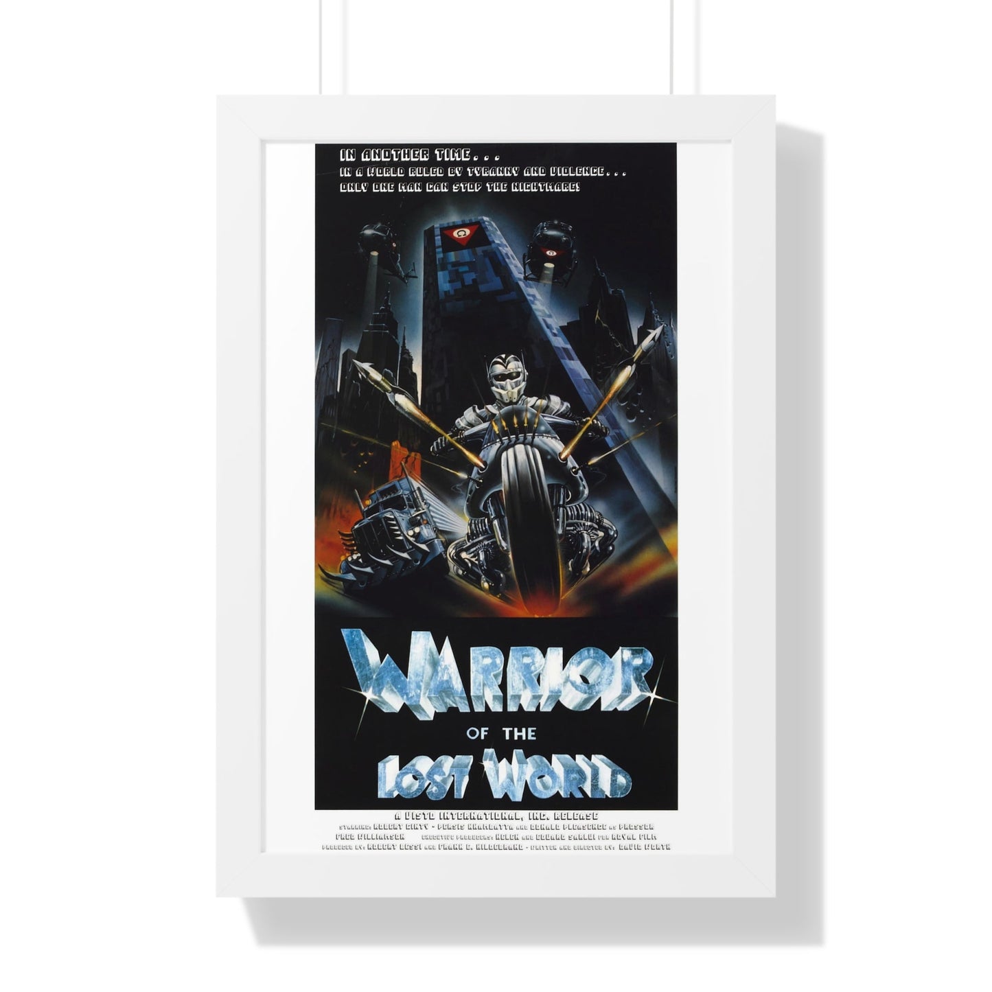 WARRIOR OF THE LOST WORLD 1983 - Framed Movie Poster-16″ x 24″-The Sticker Space