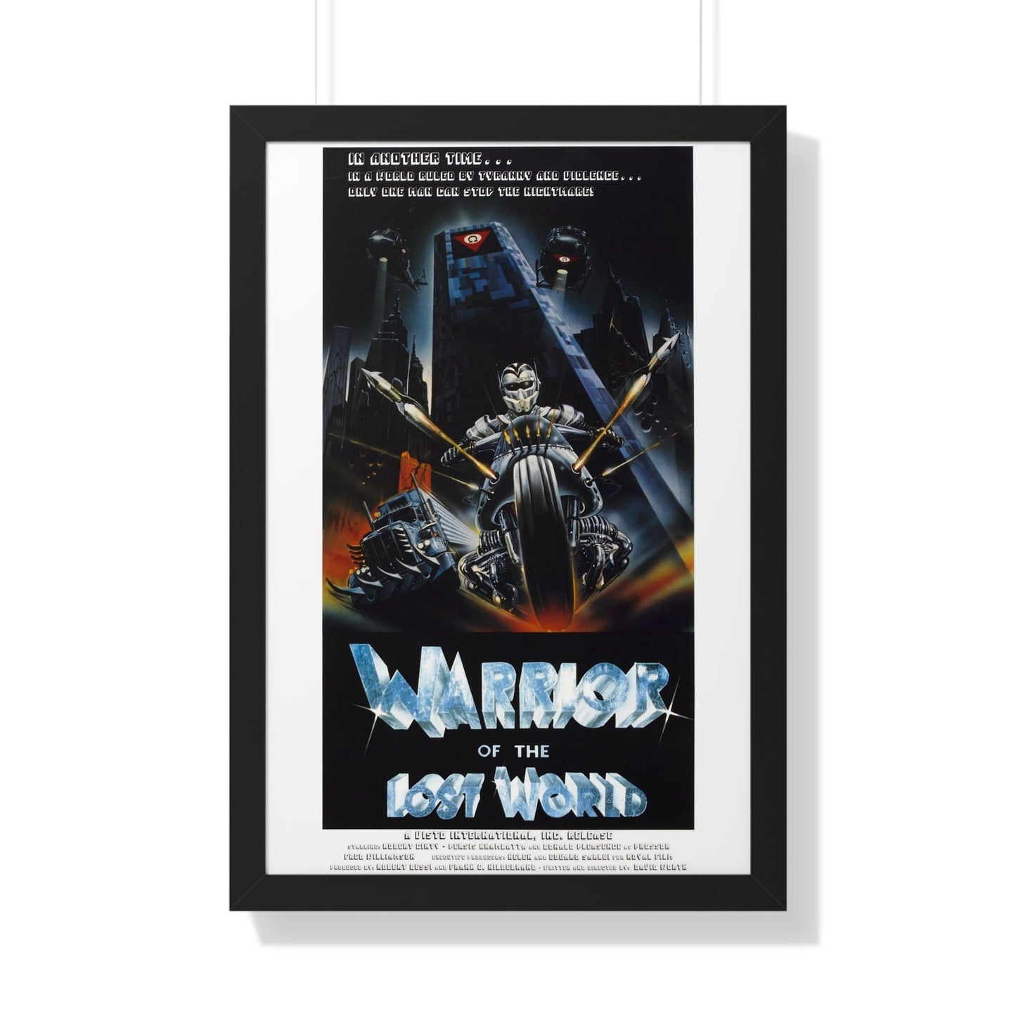 WARRIOR OF THE LOST WORLD 1983 - Framed Movie Poster-20" x 30"-The Sticker Space