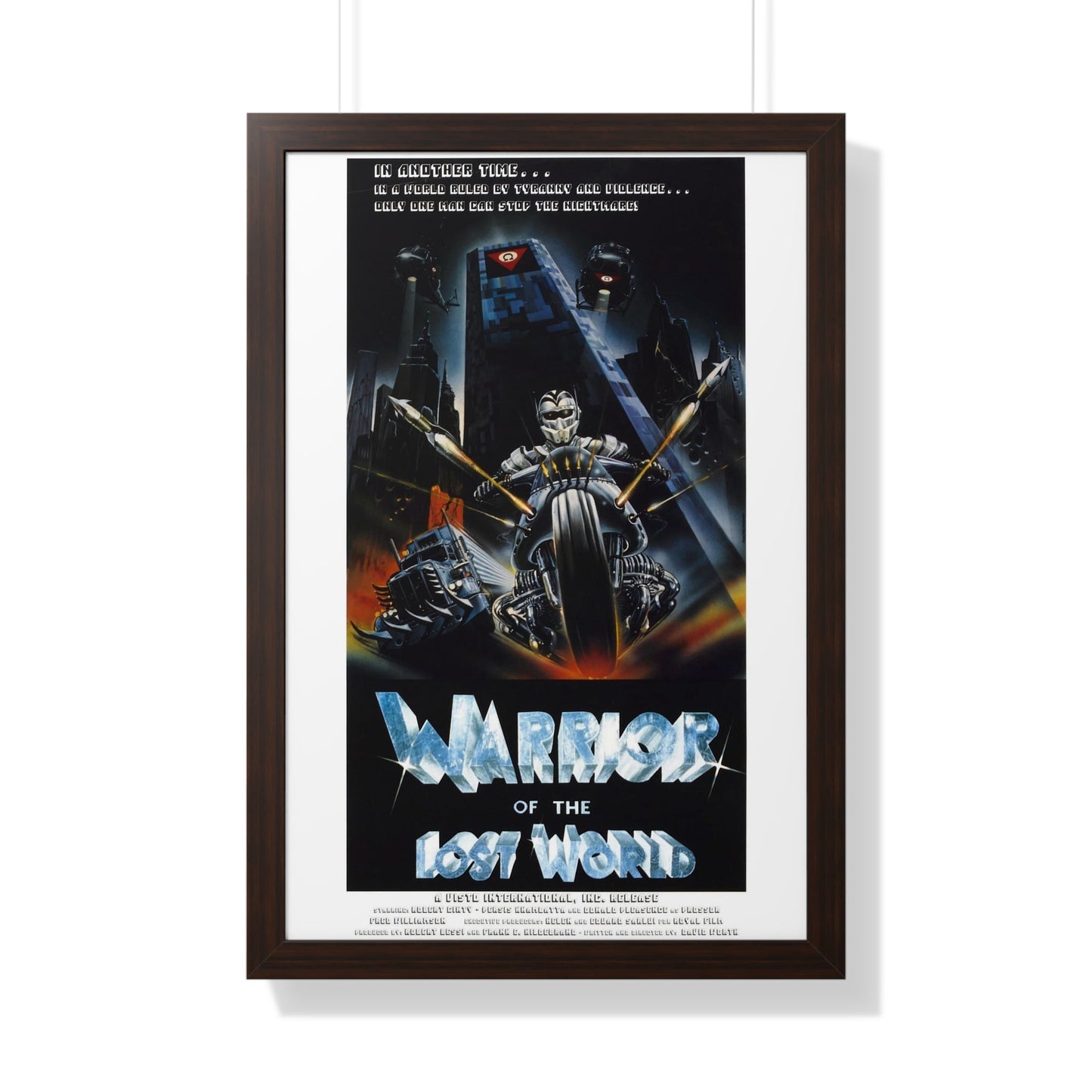 WARRIOR OF THE LOST WORLD 1983 - Framed Movie Poster-20" x 30"-The Sticker Space