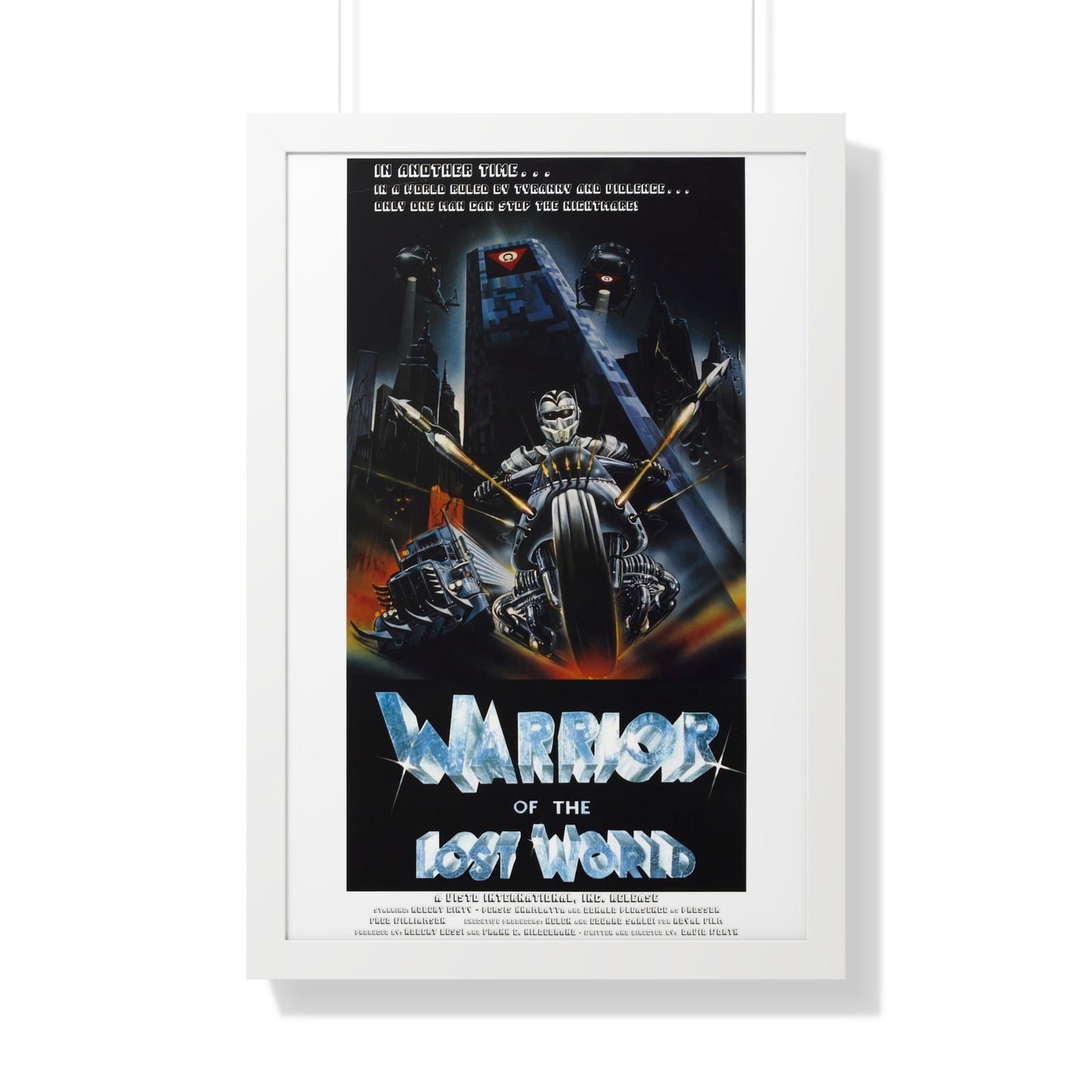 WARRIOR OF THE LOST WORLD 1983 - Framed Movie Poster-20" x 30"-The Sticker Space