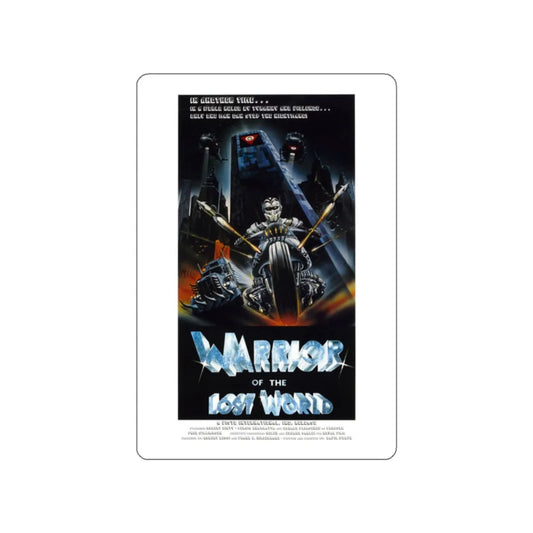 WARRIOR OF THE LOST WORLD 1983 Movie Poster STICKER Vinyl Die-Cut Decal 2 Inch - The Sticker Space