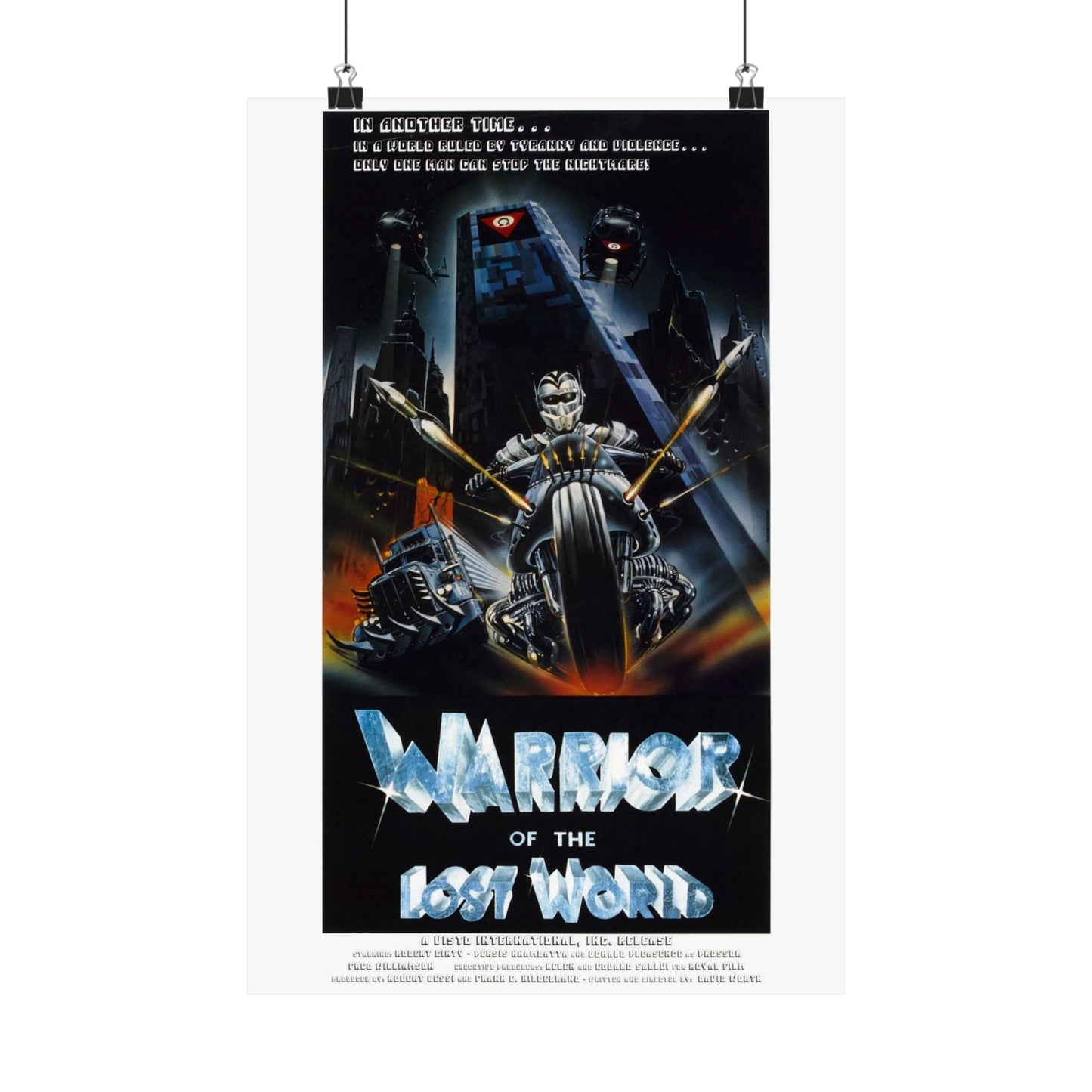 WARRIOR OF THE LOST WORLD 1983 - Paper Movie Poster-12″ x 18″-The Sticker Space