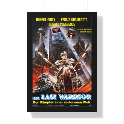 WARRIOR OF THE LOST WORLD (GERMAN) 1983 - Framed Movie Poster-16″ x 24″-The Sticker Space