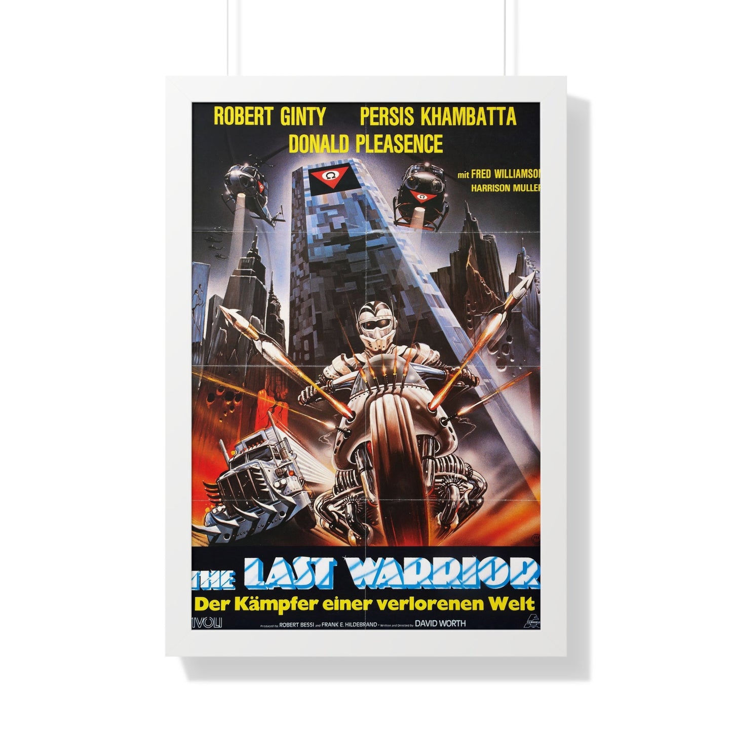 WARRIOR OF THE LOST WORLD (GERMAN) 1983 - Framed Movie Poster-20" x 30"-The Sticker Space