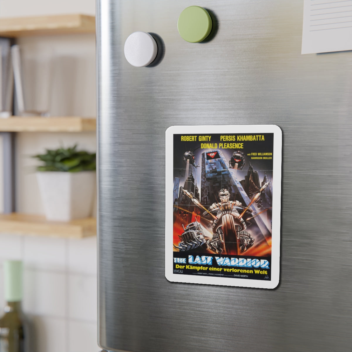 WARRIOR OF THE LOST WORLD (GERMAN) 1983 Movie Poster - Refrigerator Magnet-The Sticker Space