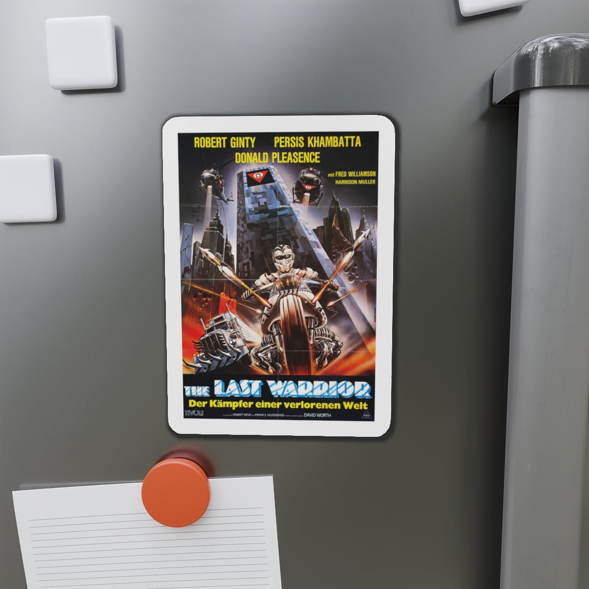 WARRIOR OF THE LOST WORLD (GERMAN) 1983 Movie Poster - Refrigerator Magnet-The Sticker Space