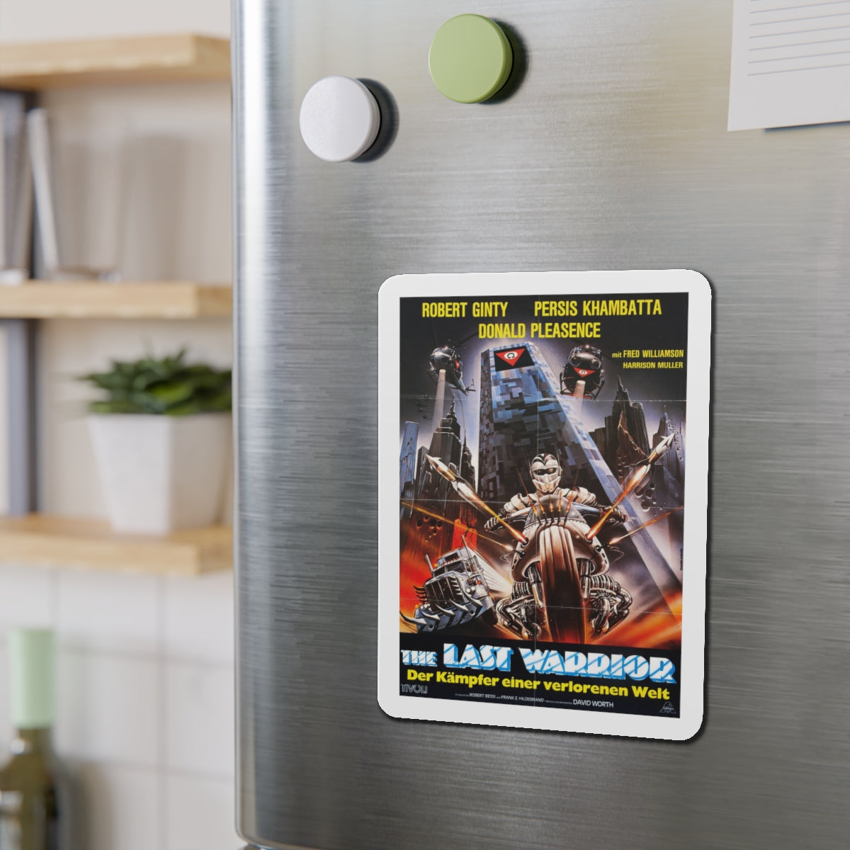 WARRIOR OF THE LOST WORLD (GERMAN) 1983 Movie Poster - Refrigerator Magnet-The Sticker Space