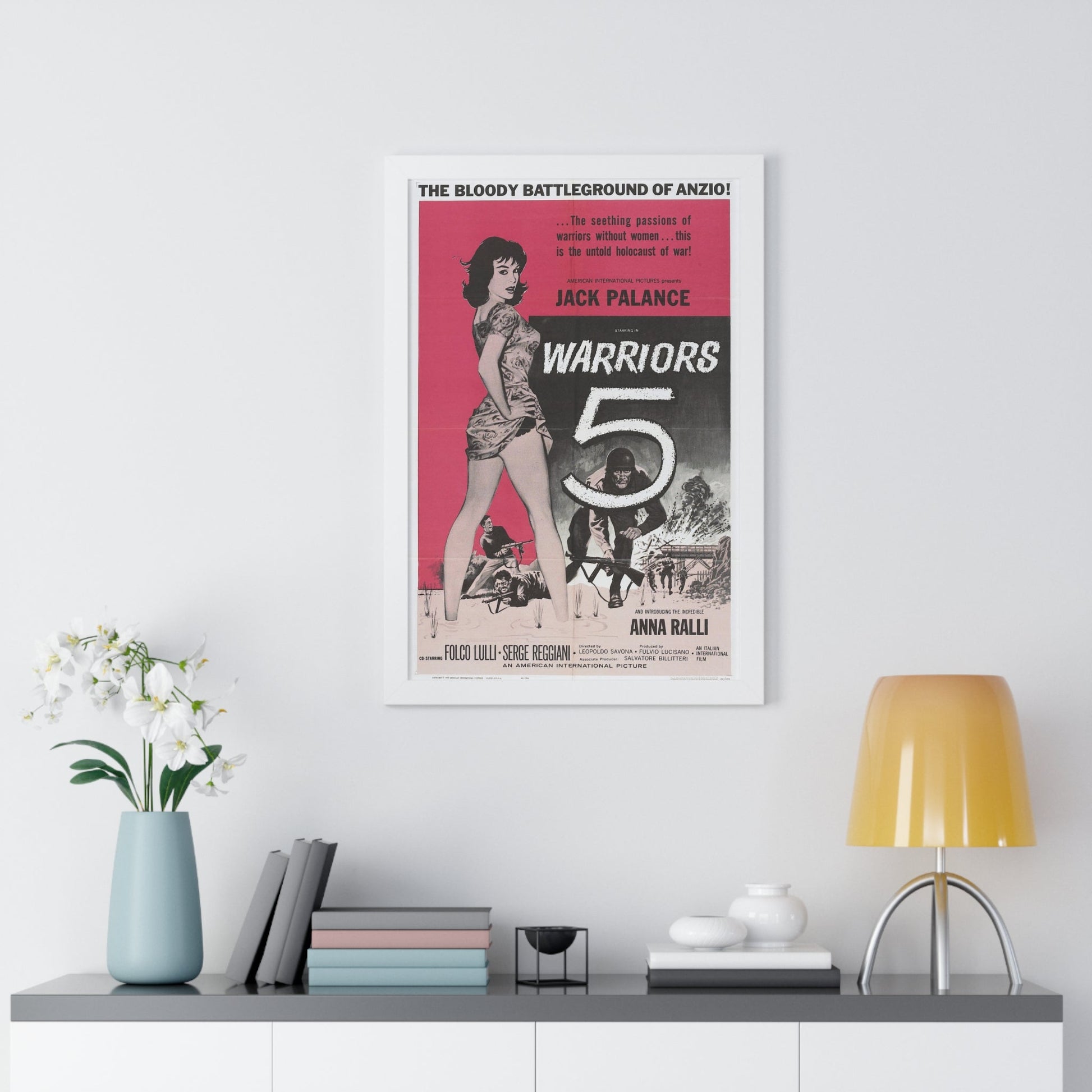 WARRIORS 5 1962 - Framed Movie Poster-The Sticker Space