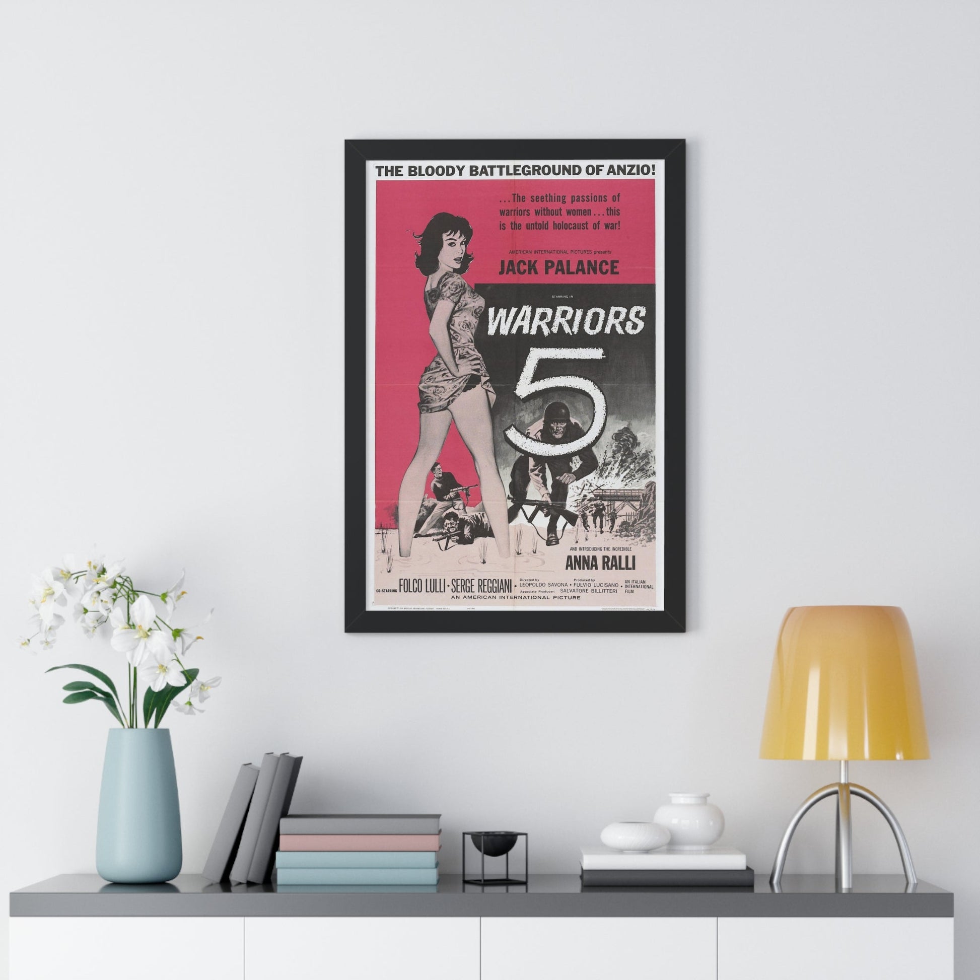 WARRIORS 5 1962 - Framed Movie Poster-The Sticker Space