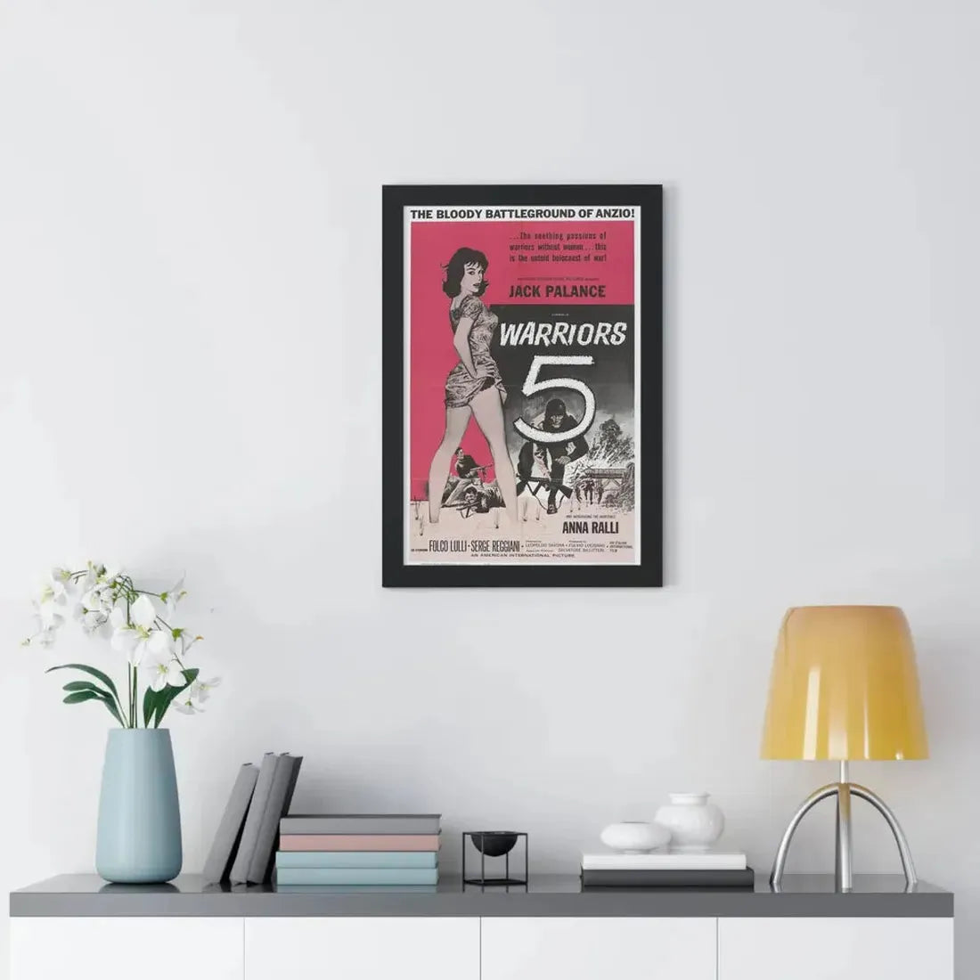 WARRIORS 5 1962 - Framed Movie Poster - The Sticker Space