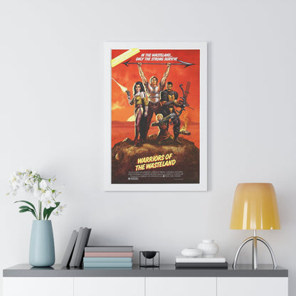 WARRIORS OF THE WASTELAND (THE NEW BARBARIANS) 1983 - Framed Movie Poster-The Sticker Space