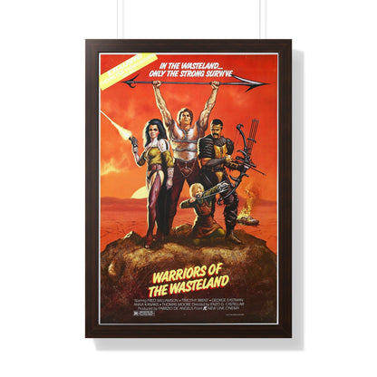 WARRIORS OF THE WASTELAND (THE NEW BARBARIANS) 1983 - Framed Movie Poster-20" x 30"-The Sticker Space