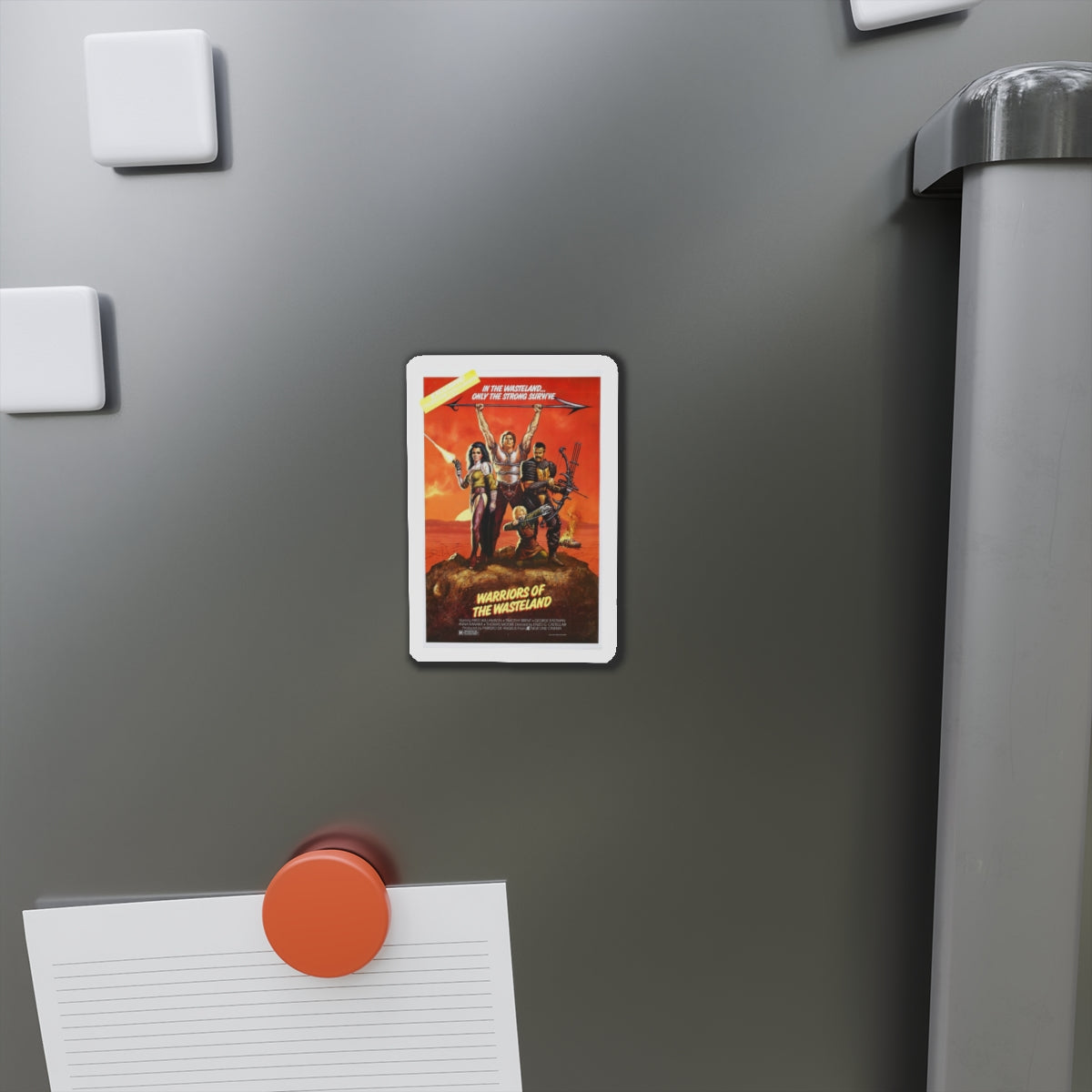 WARRIORS OF THE WASTELAND (THE NEW BARBARIANS) 1983 Movie Poster - Refrigerator Magnet-The Sticker Space