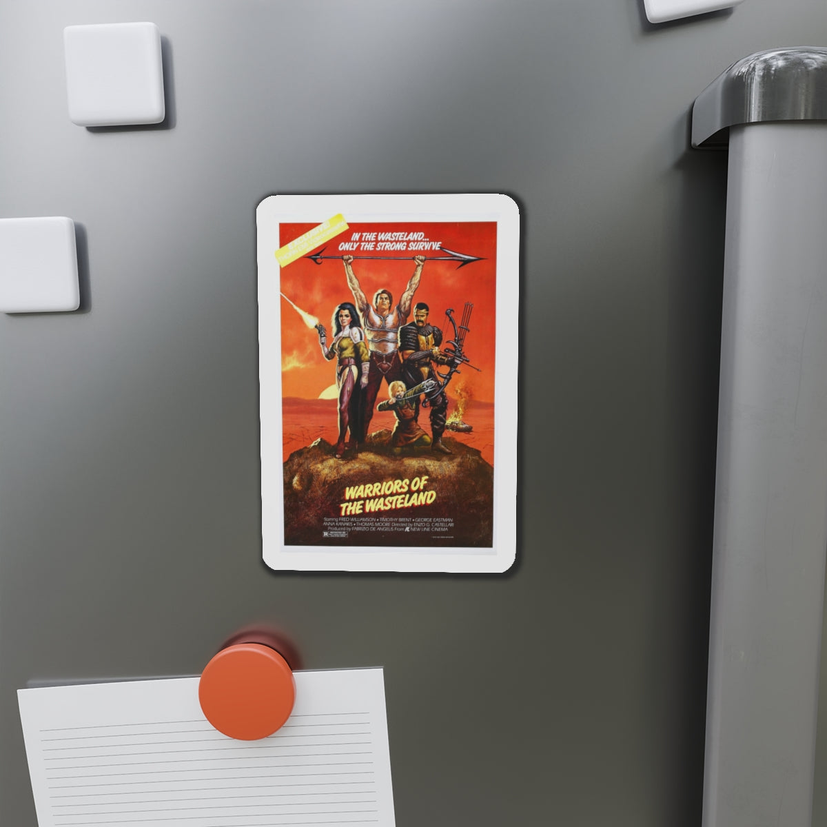 WARRIORS OF THE WASTELAND (THE NEW BARBARIANS) 1983 Movie Poster - Refrigerator Magnet-The Sticker Space