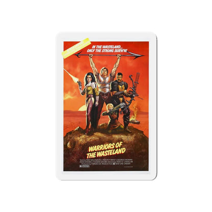 WARRIORS OF THE WASTELAND (THE NEW BARBARIANS) 1983 Movie Poster - Refrigerator Magnet 6 Inch - The Sticker Space