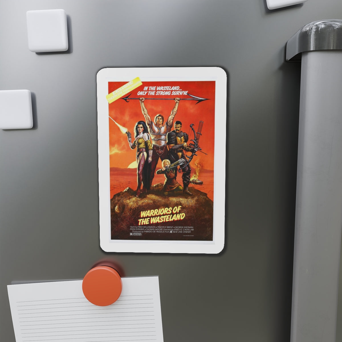 WARRIORS OF THE WASTELAND (THE NEW BARBARIANS) 1983 Movie Poster - Refrigerator Magnet-The Sticker Space