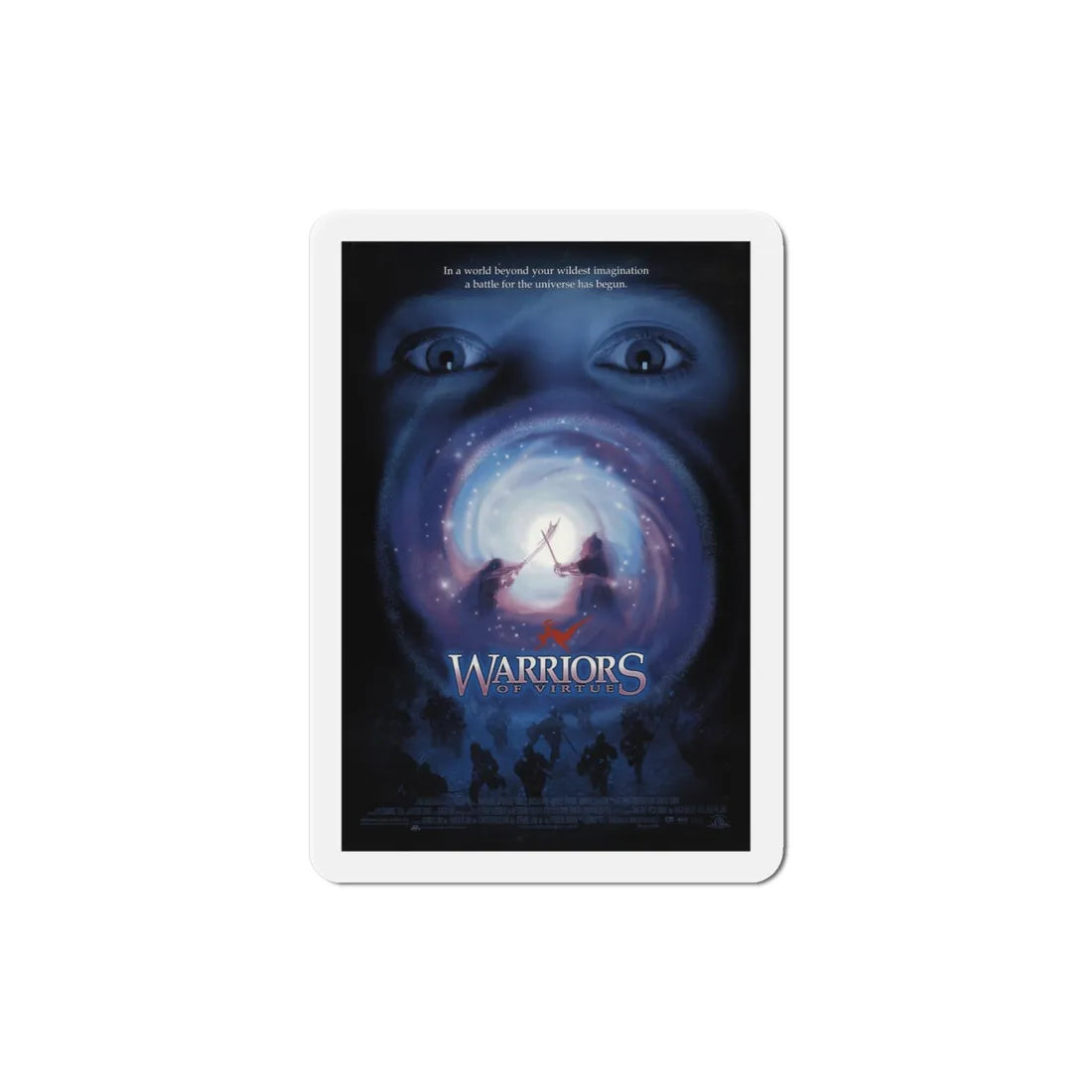 Warriors Of Virtue 1997 Movie Poster Refrigerator Magnet 4 Inch - The Sticker Space