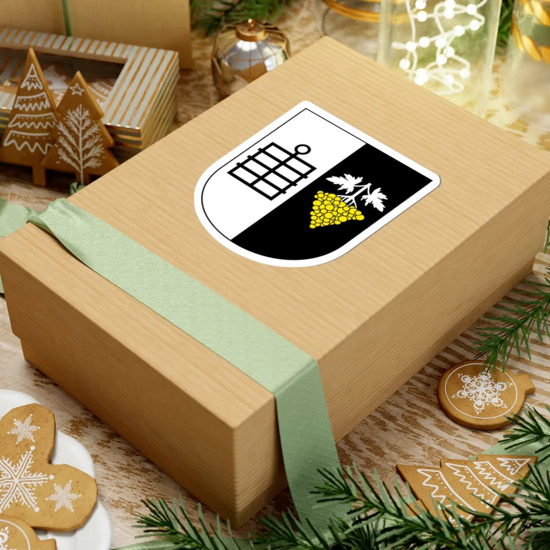 WarthWeiningen-blazon (Switzerland) (Coat of Arms) STICKER Vinyl Kiss-Cut Decal - The Sticker Space