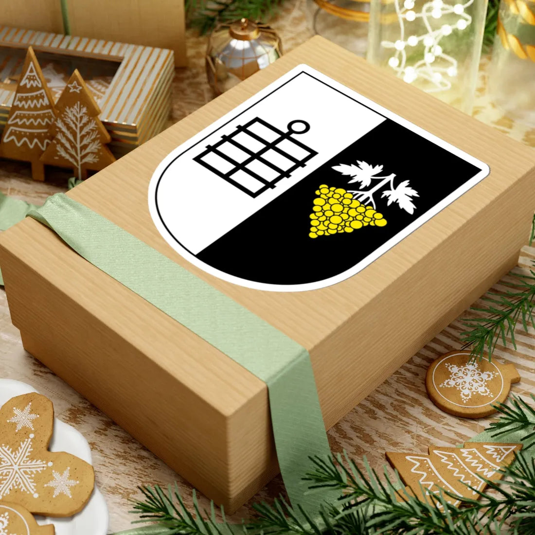 WarthWeiningen-blazon (Switzerland) (Coat of Arms) STICKER Vinyl Kiss-Cut Decal - The Sticker Space