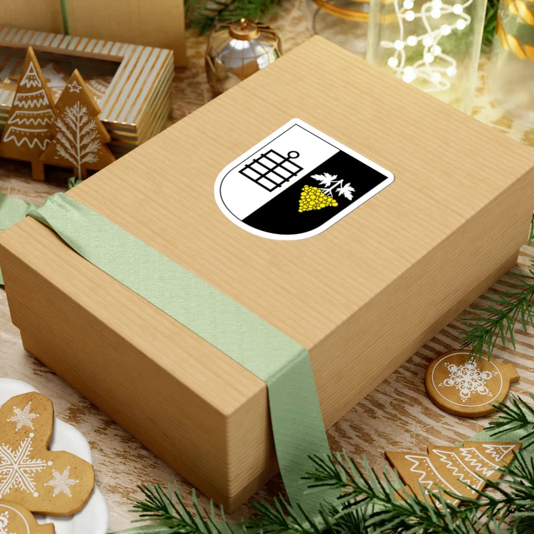 WarthWeiningen-blazon (Switzerland) (Coat of Arms) STICKER Vinyl Kiss-Cut Decal - The Sticker Space