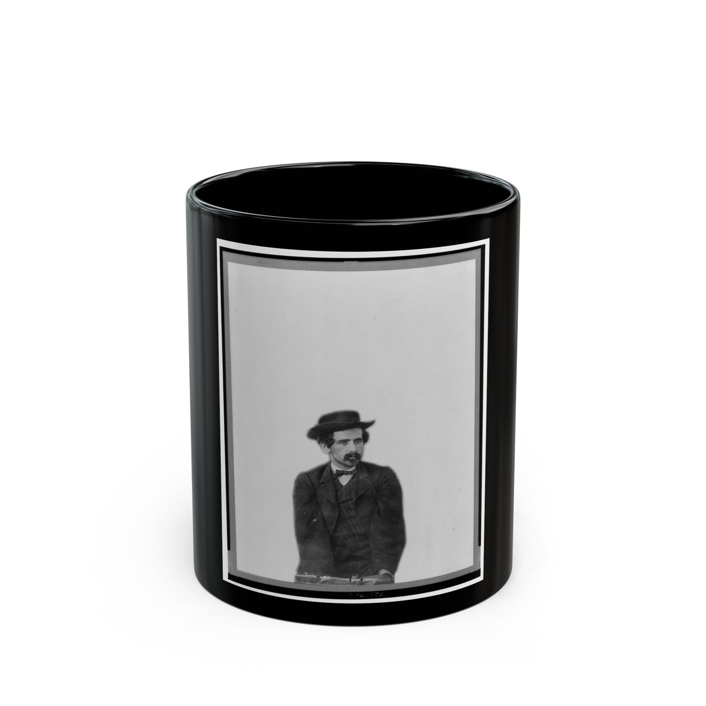 Washington, D.C., 1865 - Michael O'laughlen, One Of The Lincoln Assassination Conspirators (U.S. Civil War) Black Coffee Mug-11oz-The Sticker Space