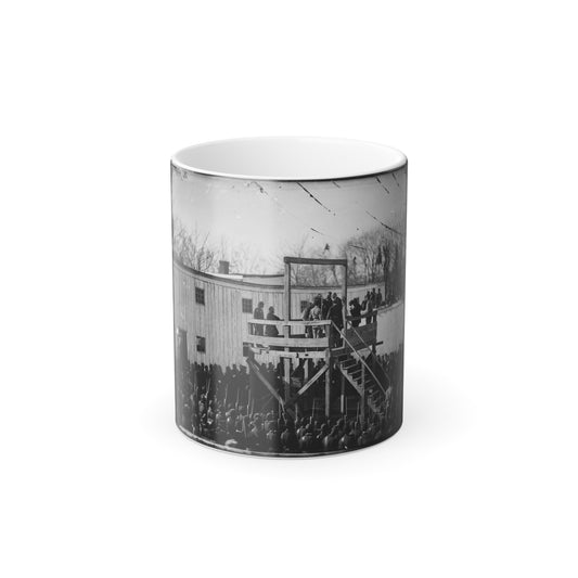Washington, D.C. Adjusting the Rope for the Execution of Wirz (U.S. Civil War) Color Morphing Mug 11oz-11oz-The Sticker Space