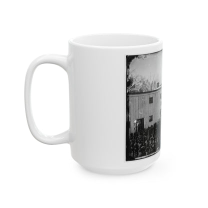 Washington, D.C. Adjusting The Rope For The Execution Of Wirz (U.S. Civil War) White Coffee Mug-The Sticker Space
