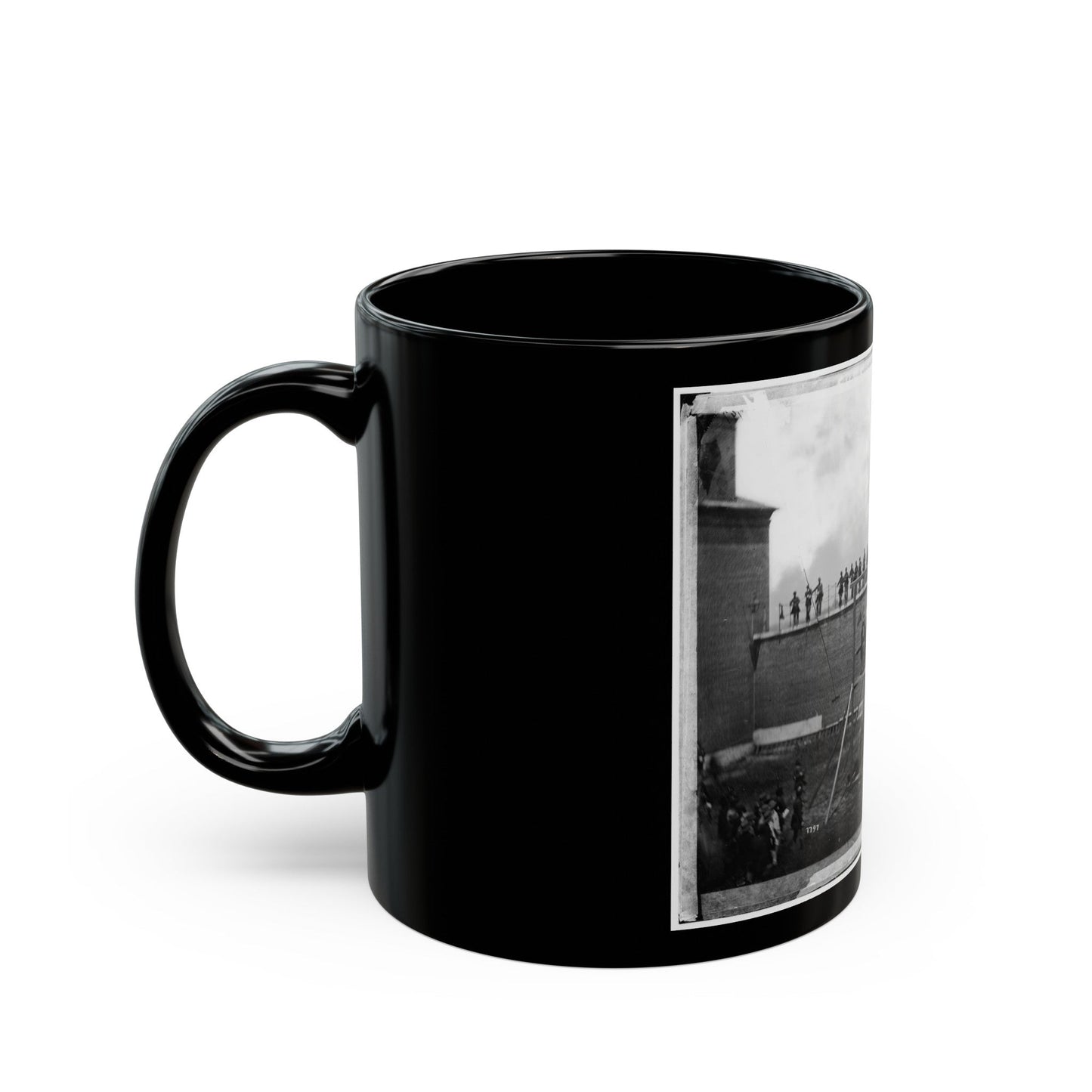 Washington, D.C. Adjusting The Ropes For Hanging The Conspirators (U.S. Civil War) Black Coffee Mug