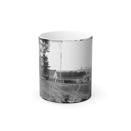 Washington, D.C. Band Before Officers' Quarters at Harewood Hospital (U.S. Civil War) Color Morphing Mug 11oz-11oz-The Sticker Space