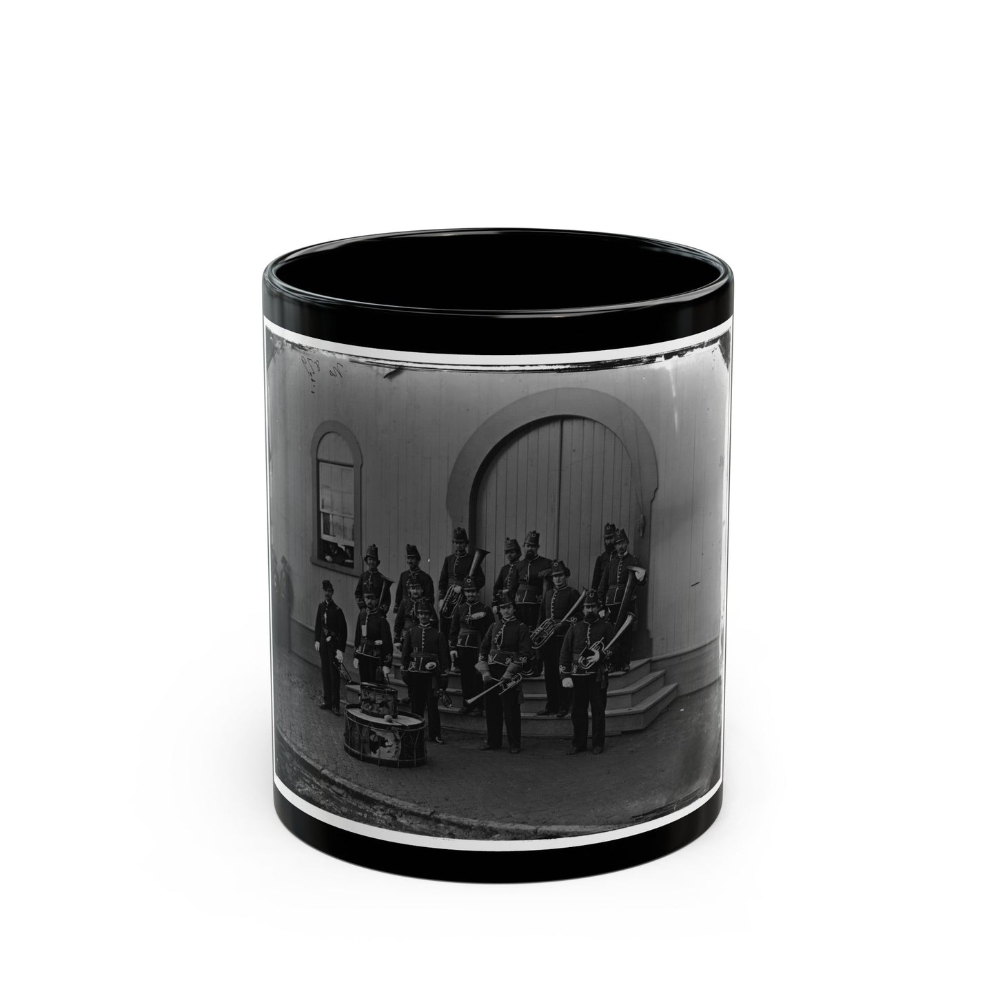 Washington, D.C. Band Of 10th Veteran Reserve Corps (U.S. Civil War) Black Coffee Mug-11oz-The Sticker Space