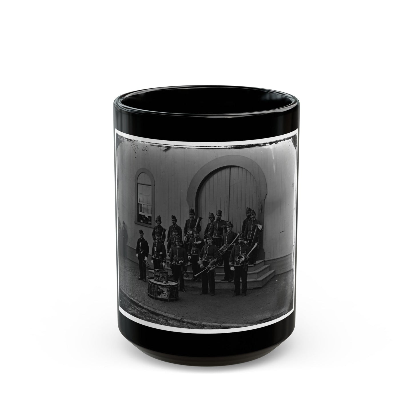 Washington, D.C. Band Of 10th Veteran Reserve Corps (U.S. Civil War) Black Coffee Mug-15oz-The Sticker Space