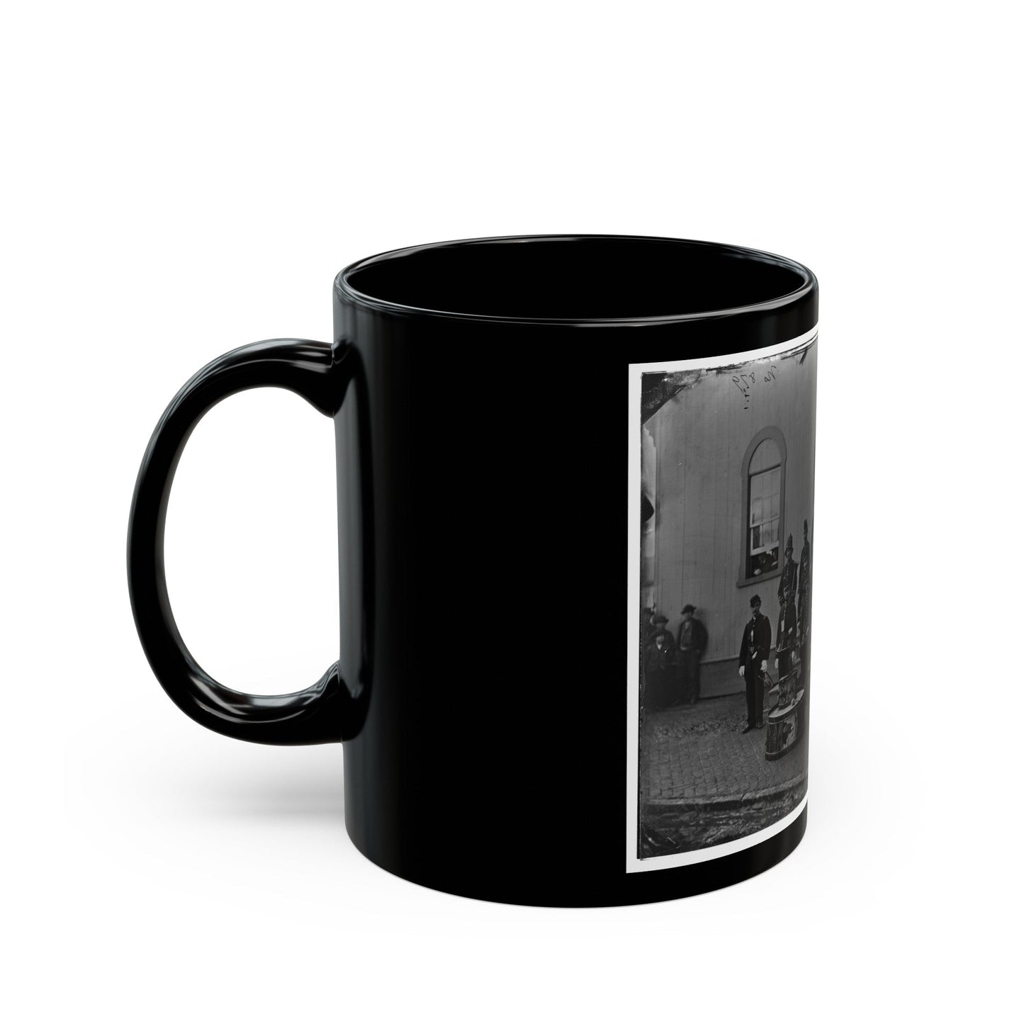 Washington, D.C. Band Of 10th Veteran Reserve Corps (U.S. Civil War) Black Coffee Mug-The Sticker Space