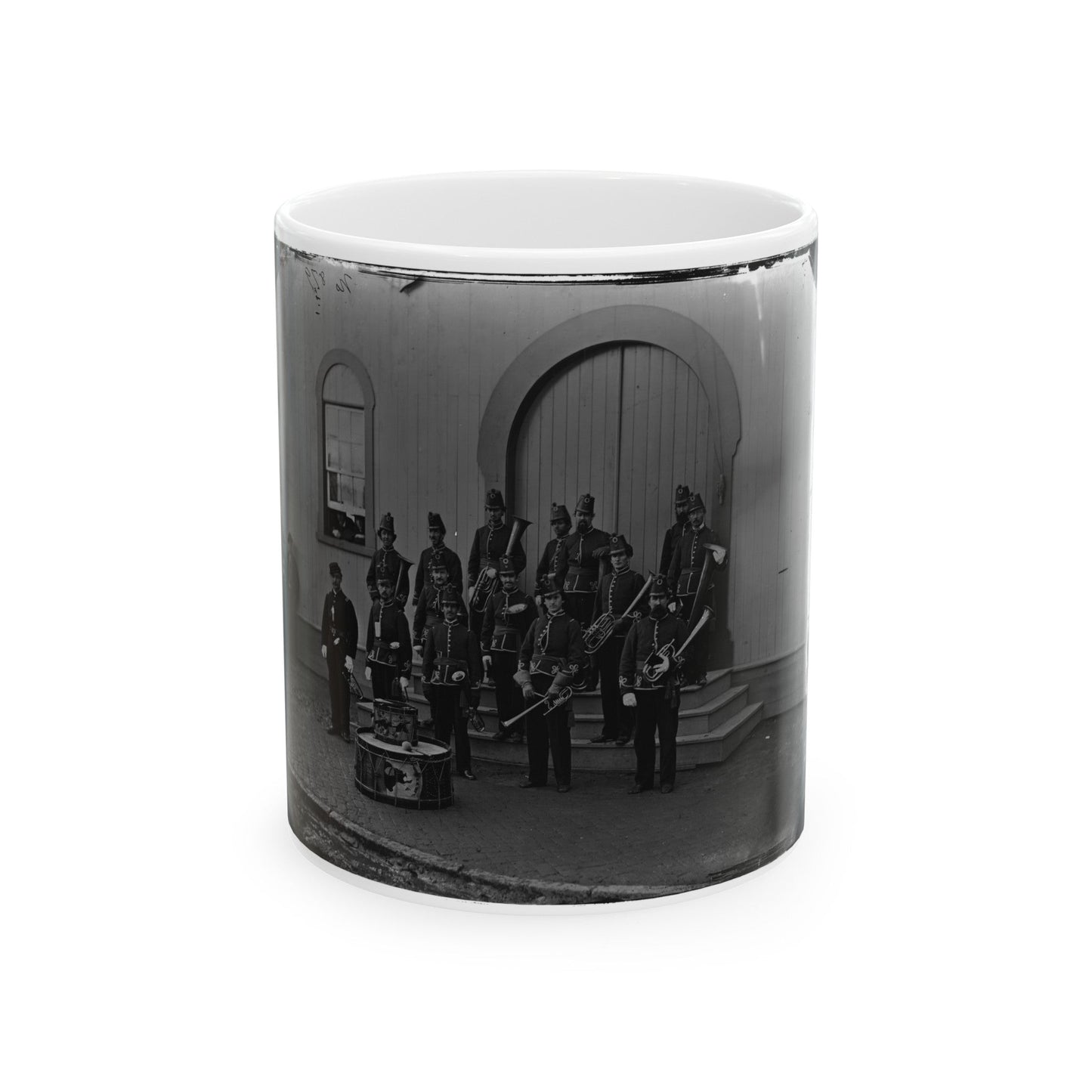 Washington, D.C. Band Of 10th Veteran Reserve Corps (U.S. Civil War) White Coffee Mug-11oz-The Sticker Space