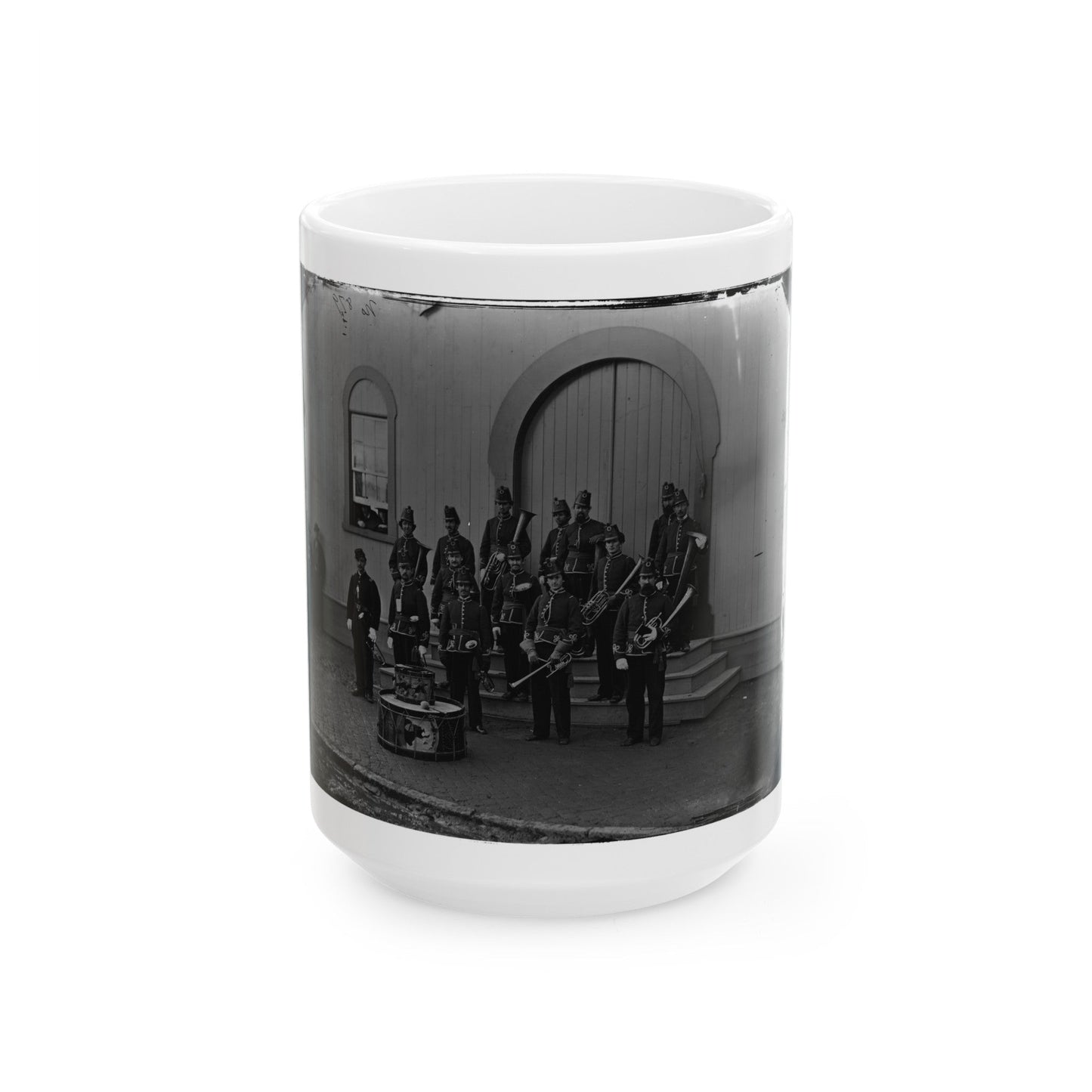 Washington, D.C. Band Of 10th Veteran Reserve Corps (U.S. Civil War) White Coffee Mug-15oz-The Sticker Space