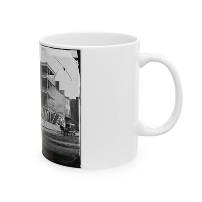 Washington, D.C. Buildings Of The Sanitary Commission Home Lodge For Invalid Soldiers, North Capitol Near C St. (U.S. Civil War) White Coffee Mug