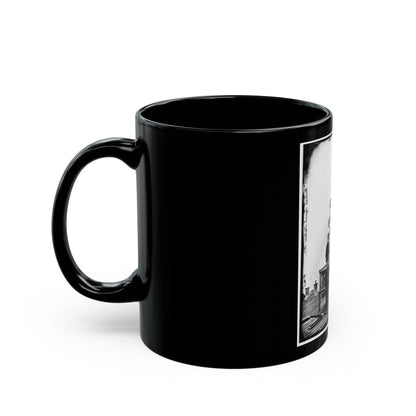 Washington, D.C. Central Signal Station, Winder Building, 17th And E Streets Nw, And Signal Corps Men (U.S. Civil War) Black Coffee Mug