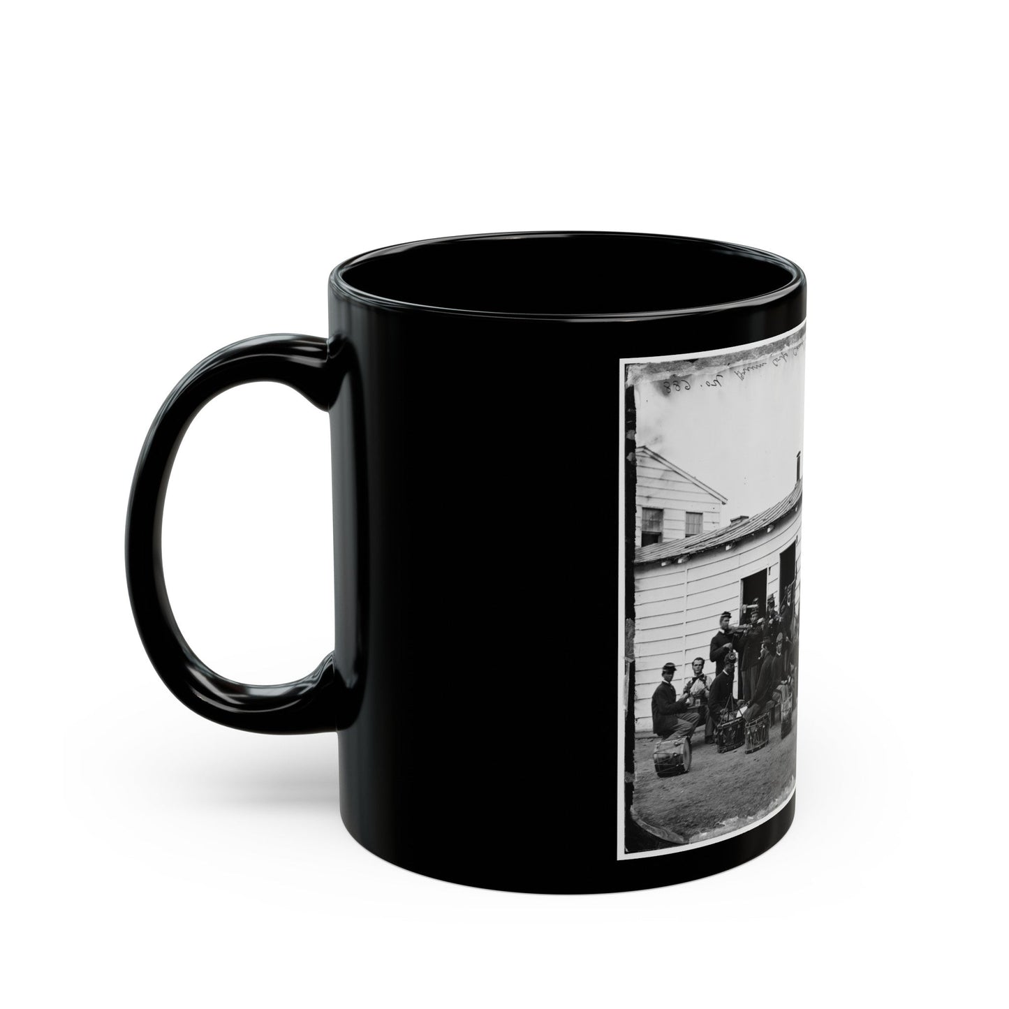 Washington, D.C. Drum Corps Of 10th Veteran Reserve Corps At Leisure (U.S. Civil War) Black Coffee Mug