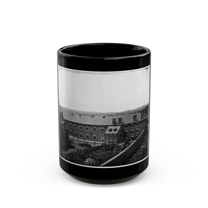 Washington, D.C. Execution Of The Conspirators  Scaffold In Use And Crowd In The Yard, Seen From The Roof Of The Arsenal (U.S. Civil War) Black Coffee Mug