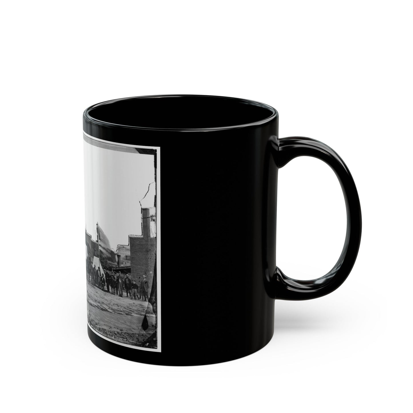 Washington, D.C. Field Relief Wagons And Workers Of U.S. Sanitary Commission (U.S. Civil War) Black Coffee Mug