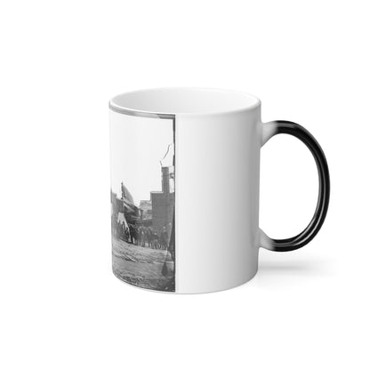 Washington, D.C. Field Relief Wagons and Workers of U.S. Sanitary Commission (U.S. Civil War) Color Morphing Mug 11oz-11oz-The Sticker Space