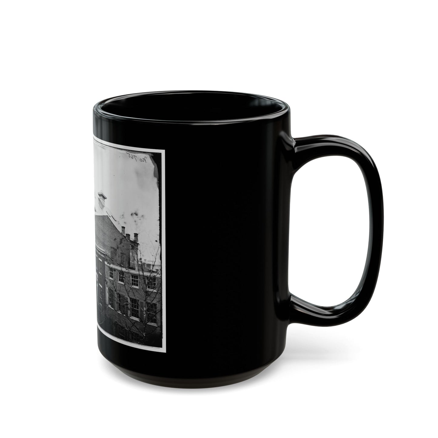 Washington, D.C. Ford's Theater With Guards Posted At Entrance And Crepe Draped From Windows (U.S. Civil War) Black Coffee Mug