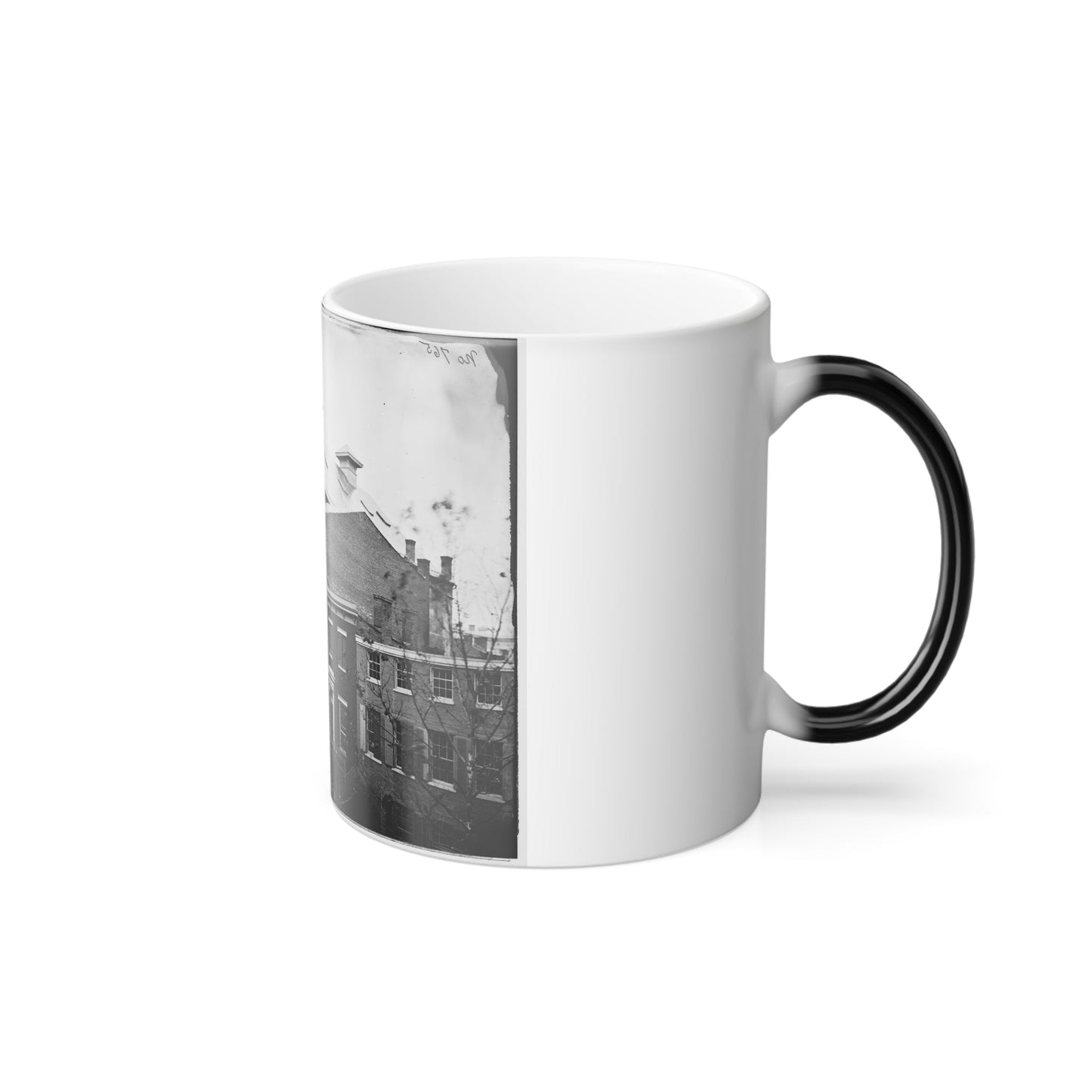 Washington, D.C. Ford's Theater With Guards Posted at Entrance and Crepe Draped From Windows (U.S. Civil War) Color Morphing Mug 11oz-11oz-The Sticker Space