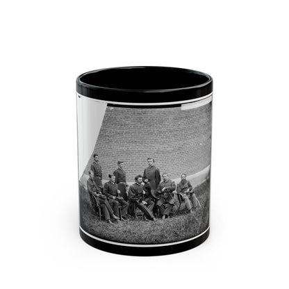 Washington, D.C. Gen. John F. Hartranft And Staff, Responsible For Securing The Conspirators At The Arsenal (U.S. Civil War) Black Coffee Mug