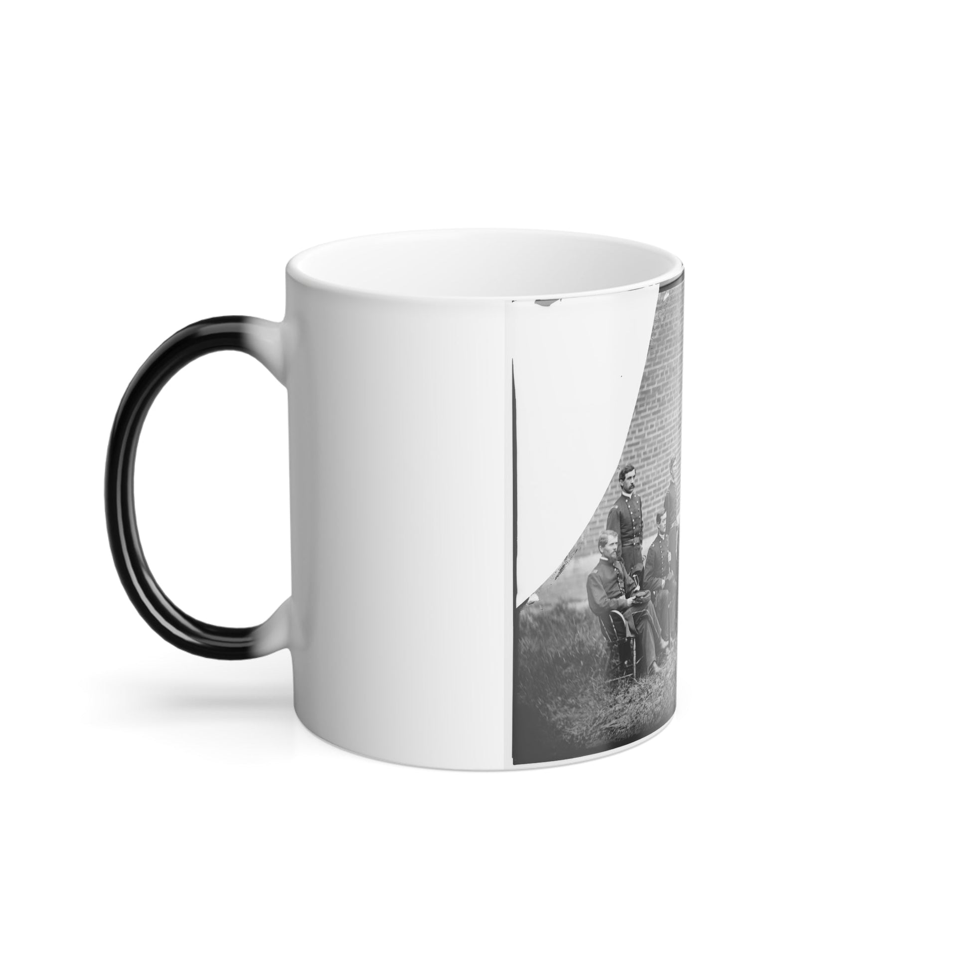 Washington, D.C. Gen. John F. Hartranft and Staff, Responsible for Securing the Conspirators at the Arsenal (U.S. Civil War) Color Morphing Mug 11oz-11oz-The Sticker Space